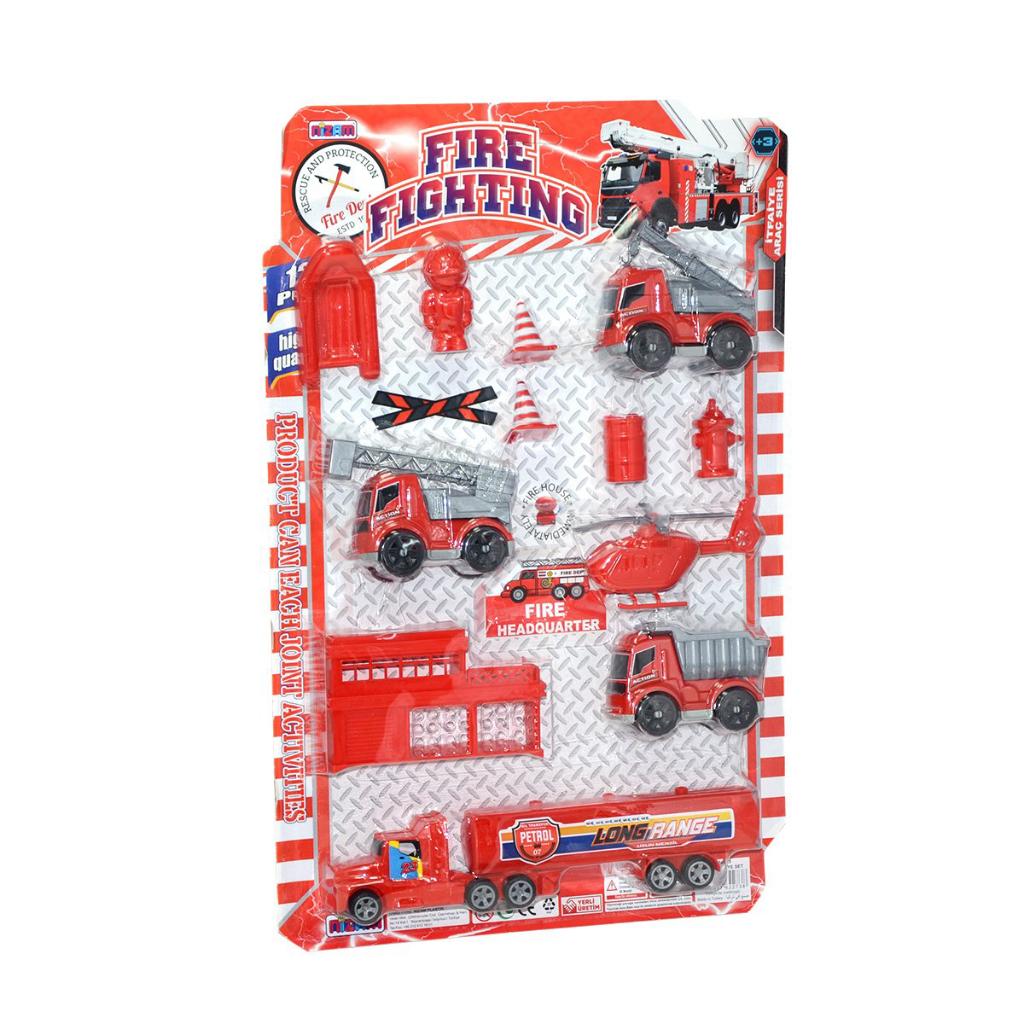 Maksi İtfaiye Seti Oyuncak set arabalar