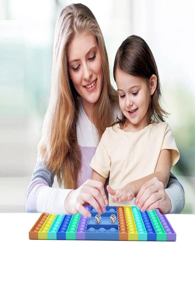Popit Tavla Oyuncak Büyük  Tavla Popit