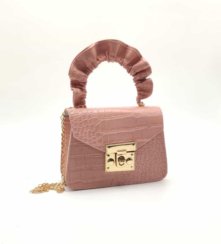 Küçük Boy Çocuk & genç Çantası kapitone deri zincir askılı PUDRA