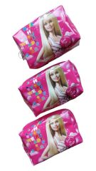 DZC KUZENLER AVM BARBİE  BOZUK PARA CÜZDANI 3 LÜ SET KIZ ÇOCUK çanta fermuarlı