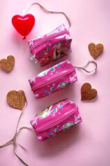 DZC KUZENLER AVM BARBİE  BOZUK PARA CÜZDANI 3 LÜ SET KIZ ÇOCUK çanta fermuarlı