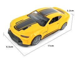 DZC KUZENLER AVM METAL ÇEKBIRAK KAPUT AÇILIR CAMARO OYUNCAK ARABA 12CM ARAÇ HEDİYELİK TAKSİ
