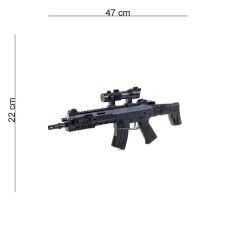 Oyuncak Dürbünlü Boncuk Atan Silah Tüfek 47 cm