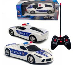 Full Fonksiyon Uzaktan Kumandalı Pilli Panter Polis Arabası 1/20 ölçek 20 cm