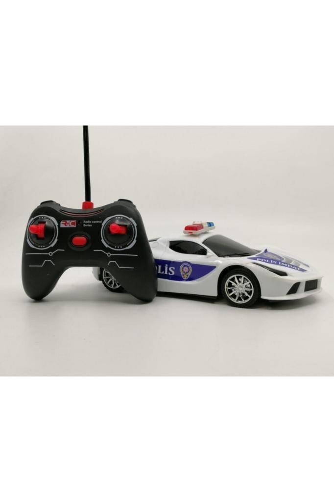 Full Fonksiyon Uzaktan Kumandalı Pilli Panter Polis Arabası 1/20 ölçek 20 cm