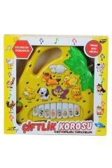 Kutulu Çilek Model Hayvan Sesli Eğitici Piyano