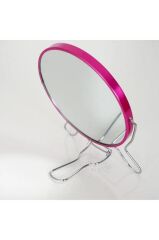 Çift Taraflı Büyüteçli Makyaj Aynası 5'' Masa Üstü Aynası Mavi PEMBE