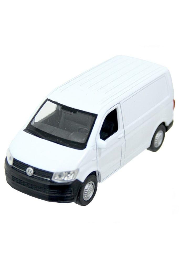 Volkswagen Transporter T6 Van Çek Bırak METAL GÖVDE Minibüs BEYAZ 12 CM