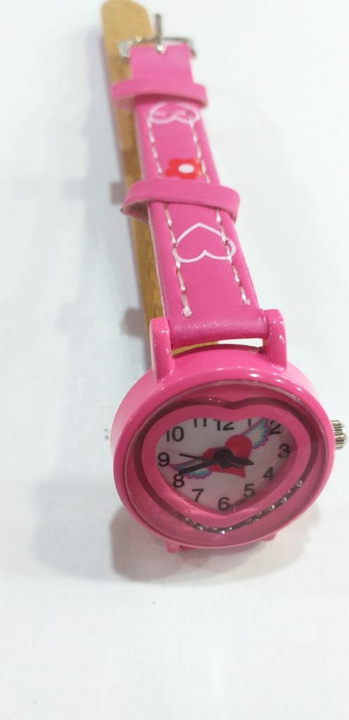 DZC KUZENLER AVM ÇOCUK SAAT PEMBE KIZ ÇOCUK SAATİ ANALOG