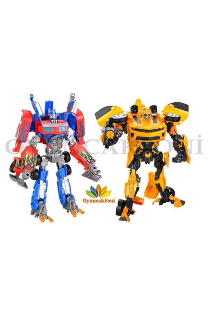 2'in 1 Dönüşebilen Oyuncak Transformers Optimus Ve Bumblebee