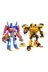 2'in 1 Dönüşebilen Oyuncak Transformers Optimus Ve Bumblebee