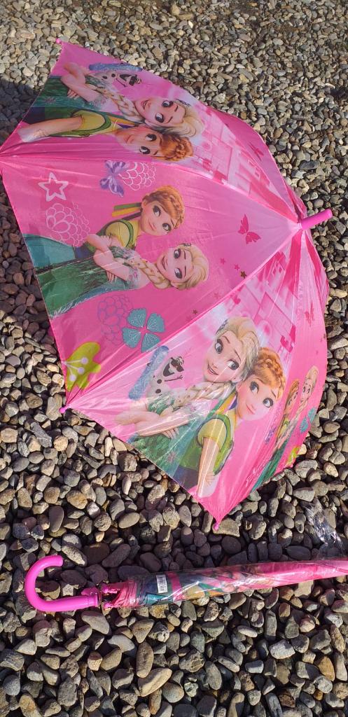DZC KUZENLER AVM PEMBE KIZ ÇOCUK ŞEMSİYE FROZEN ELSA ANNA