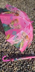 DZC KUZENLER AVM PEMBE KIZ ÇOCUK ŞEMSİYE FROZEN ELSA ANNA