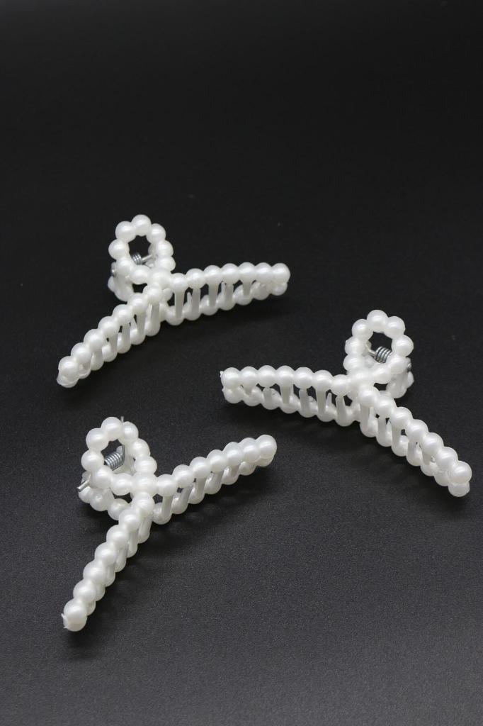 Incili Toka Büyük Boy Mandal Toka 3 Adet