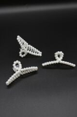 Incili Toka Büyük Boy Mandal Toka 3 Adet