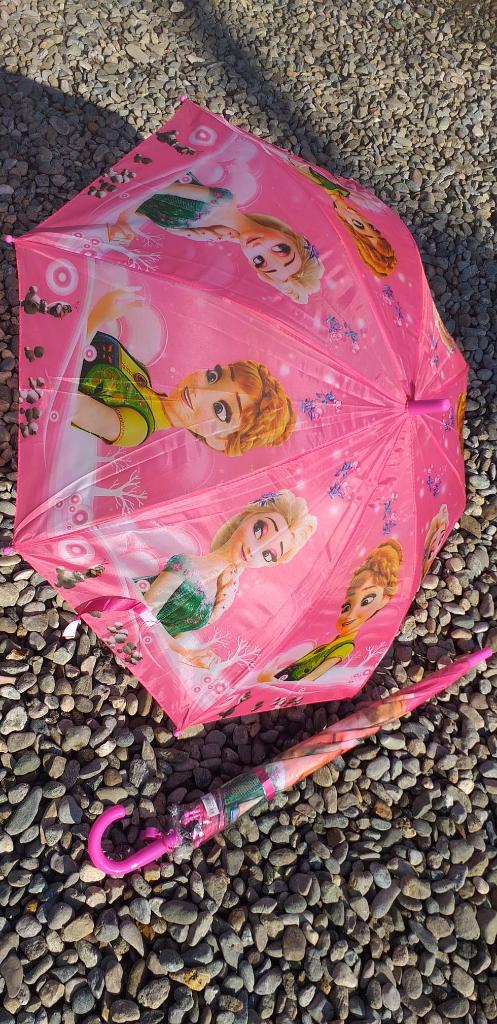 DZC KUZENLER AVM PEMBE KIZ ÇOCUK ŞEMSİYE ELSA ANNA FROZEN