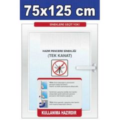 kendinden Yapışkanlı cam Sineklik 75 x 125 CM