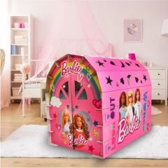 Barbie 16 Parça Karton Oyun Evi oyun çadır