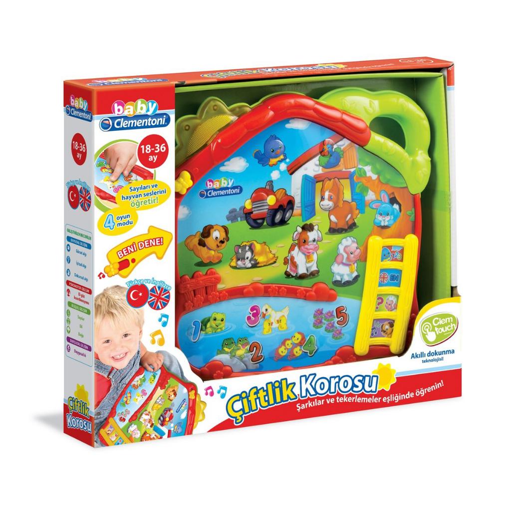 Baby Clementoni Çiftlik Korosu Eğitici sesli / 18-36 ay