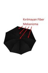 DZC KUZENLER AVM BAASTON ŞEMSİYE PLASTİK FİBER KIRILMAZ 8 TEL OTOMATİK 83CM ÇAP