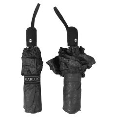 DZC KUZENLER AVM FULL OTOMATİK RÜZGARA DAYANIKLI ÇANTA BOY KADIN ŞEMSİYE SİYAH