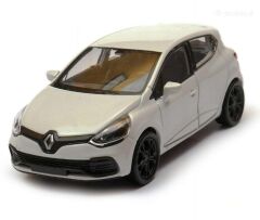 Metal Çekbırak RENAULT CLİO RENO CLİO araba 12x5cm kapılar açılır  Demir Oyuncak Araç Hediyelik Taksi BEYAZ