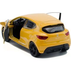 Metal Çekbırak RENAULT CLİO RENO CLİO araba 12x5cm kapılar açılır  Demir Oyuncak Araç Hediyelik Taksi SARI