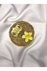 2'li Küçük Boy Lotus Çiçeği Mandal Toka 4.5 Cm