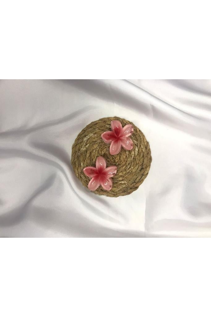 2'li Küçük Boy Lotus Çiçeği Mandal Toka 4.5 Cm Tek Ebat