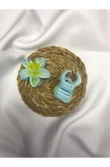 2'li Küçük Boy Lotus Çiçeği Mandal Toka 4.5 Cm Tek Ebat
