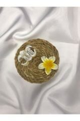 2'li Küçük Boy Lotus Çiçeği Mandal Toka 4.5 Cm Tek Ebat