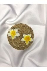 2'li Küçük Boy Lotus Çiçeği Mandal Toka 4.5 Cm Tek Ebat