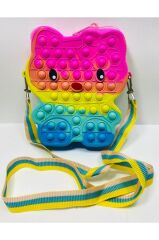 POPİT ÇANTA CÜZDAN HELLO KİTTY ASKILI FERMUARLI KIZ ÇOCUK ÇANTASI RENKLİ