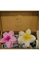 6'lı Rengarenk Lotus Çiçeği Mandal Toka 8 Cm