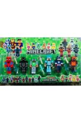 DZC KUZENLER AVM MİNECRAFT 6 LI FİGÜR BATMEN KAPTAN KARAKTER OYUNCAKLAR