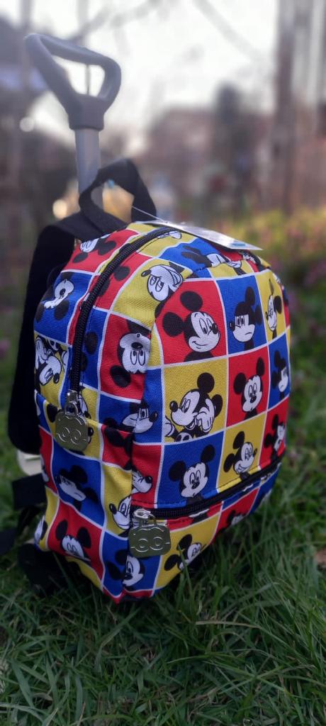 mickey mouse Çocuk Çekmeli Günlük Ve Anaokulu Sırt Çantası