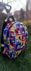 mickey mouse Çocuk Çekmeli Günlük Ve Anaokulu Sırt Çantası
