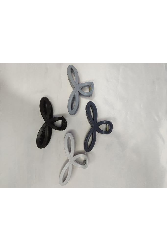 Kadın Sonsuzluk Model 4 Adet Büyük Boy 11 Cm Mandal Toka Seti