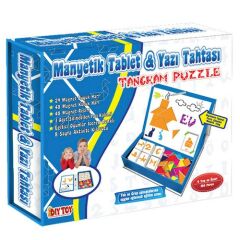 Manyetik Tablet Egitim Seti Ve Yazı Tahtası Tangram