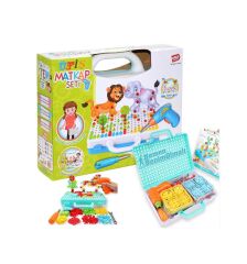 DZC KUZENLER AVM 3d Eğitici Matkap Hayvanlar Ve Geometrik Şekiller Seti 340 Parça