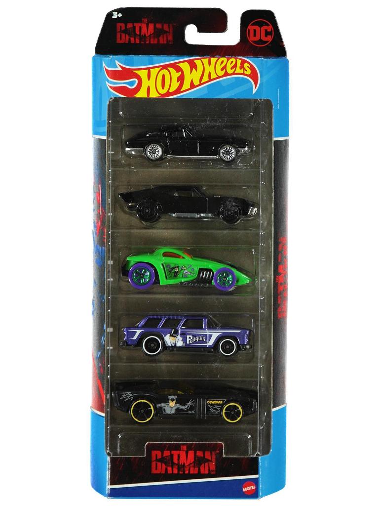 HOTWHEELS 5'li Araba Seti metal Hw Glow Wheels Lisanslı hot wheels