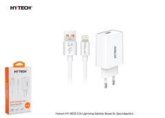 Hytech HY-XE22 2.1A Lightning Kalın Kablolu Beyaz Ev Şarj Adaptörü  Hızlı Şarj