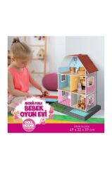 Arnas Mobilyalı 3 Boyutlu Maket Oyun Evi 17 Parça