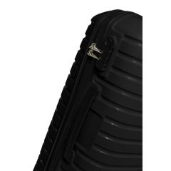 DZC KUZENLER AVM G&D Polo Suitcase PP Enjeksiyon Slikon 3'lü Valiz Seyahat Seti - Model 400.01 Siyah