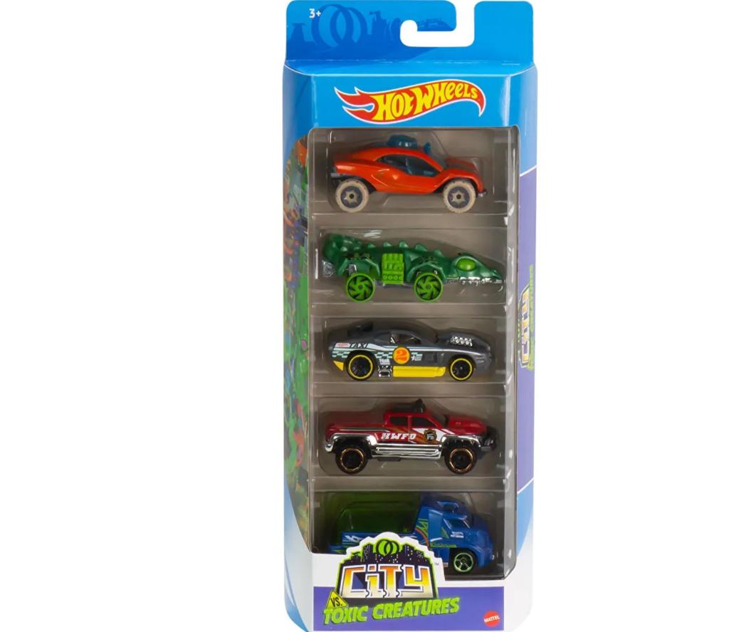 DZC KUZENLER AVM HOTWHEELS 5 Lİ METAL ARABALAR DEMİR ERKEK OYUNCAK ARAÇ SET