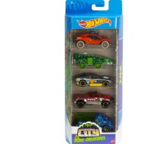 DZC KUZENLER AVM HOTWHEELS 5 Lİ METAL ARABALAR DEMİR ERKEK OYUNCAK ARAÇ SET