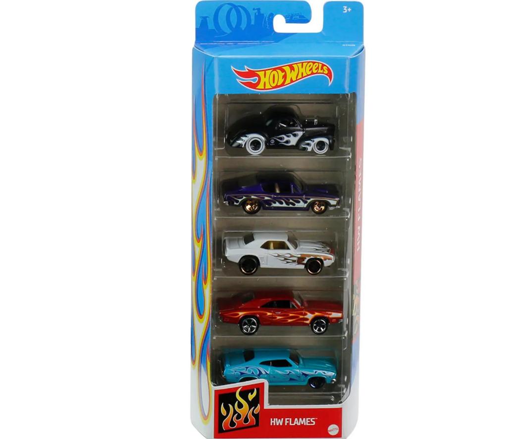 DZC KUZENLER AVM HOTWHEELS 5 Lİ METAL ARABALAR DEMİR ERKEK OYUNCAK ARAÇ SET