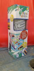 Play Toys Suyla Yıka Tekrar Boya Fantastik boyama halıları Araba Deseni 50×50 + 12 Boyama Kalemi