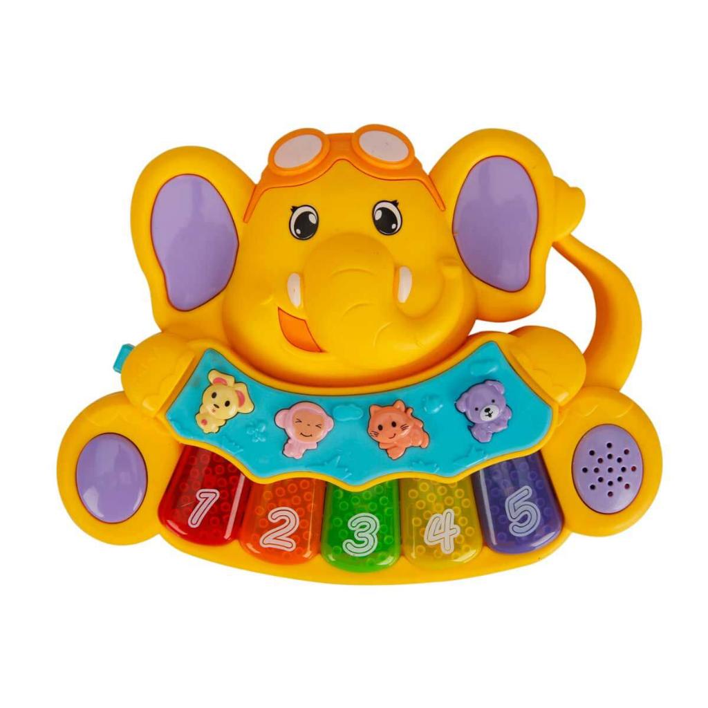 Masalcı Babycim Eğitici Sesli Işıklı Fil Piyano Masalcı oyuncak