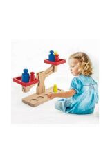 Kutulu Ahşap Terazi  7 Parça Market Oyuncak Play Wood